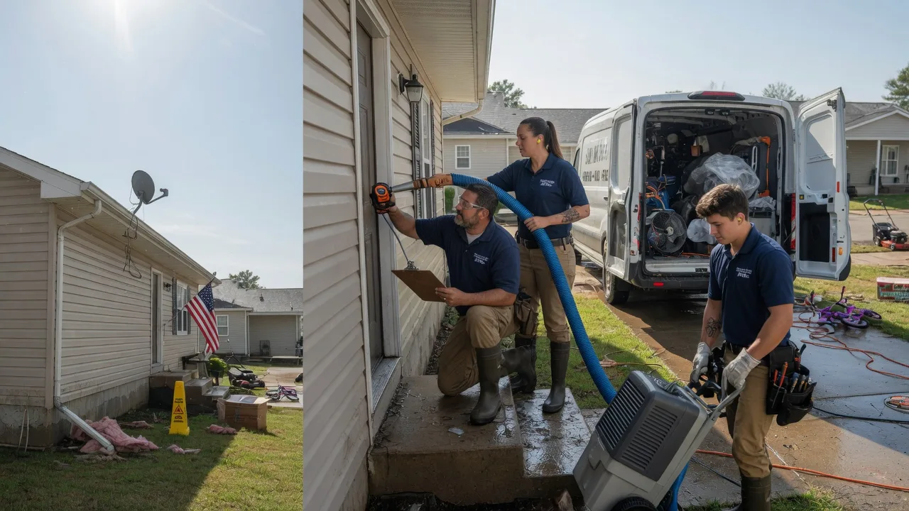 Ceiling Water Damage Restoration in Chetopa, KS near me